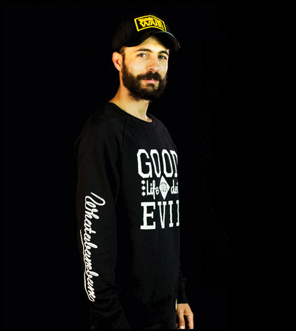 Good ova Evil Black Sweatshirt
